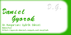 daniel gyorok business card